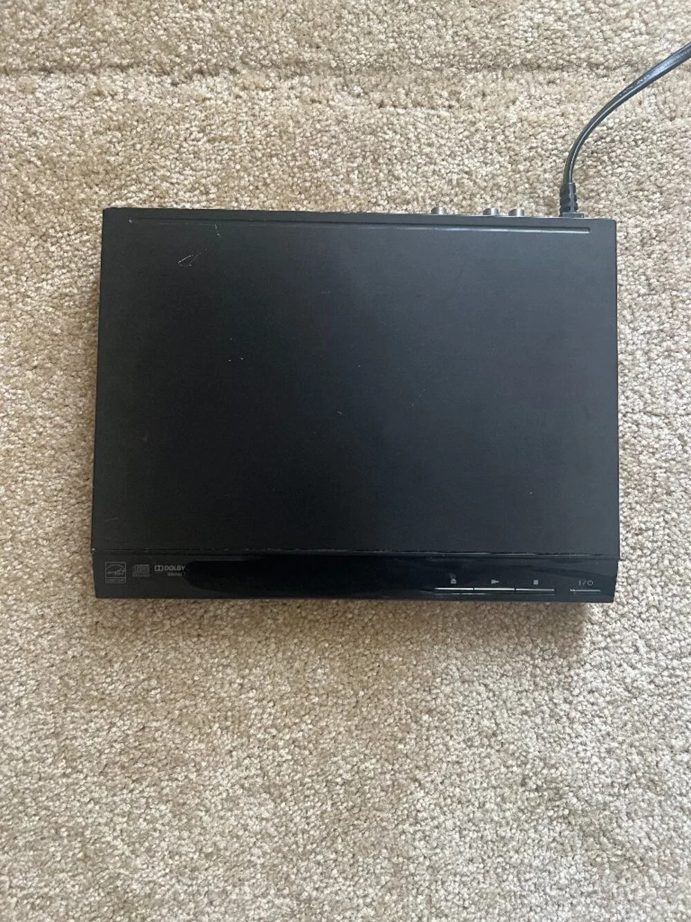 💿 Sony Ultra-Compact CD/DVD Player DVP-SR210P Black Slim Profile